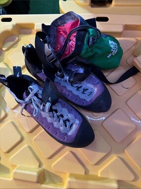 Purple Women's Climbing Shoes Athletic Lace-Update